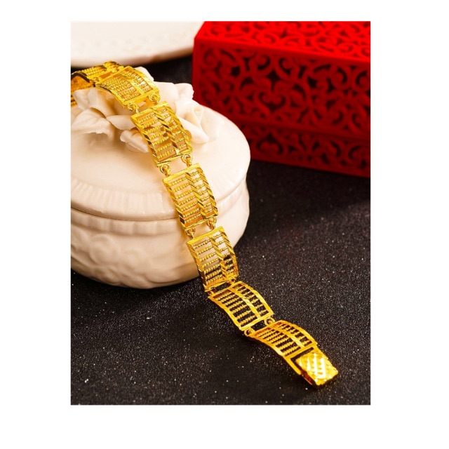 Rantai Tangan Sempoa Emas Korea 24k Shopee Malaysia