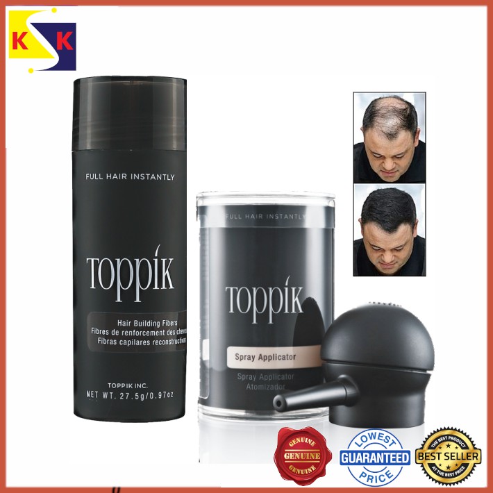 Toppik Hair Building Fibers Powder  for Hair Beard Hair Loss Concealer  Thinning Hair Care Growth Salon Beauty | Shopee Malaysia