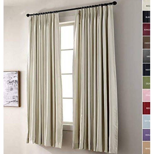 Pinch Pleat Blackout Patio Door Curtains Patio Ideas
