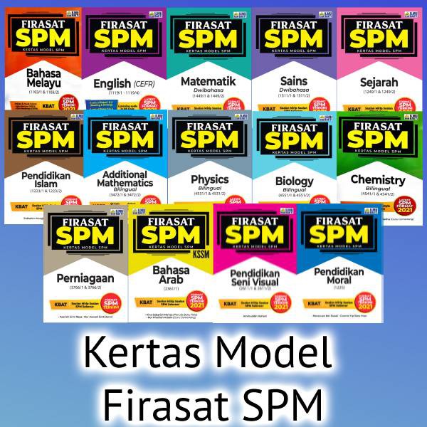 2021 BUKU LATIHAN FIRASAT SPM KERTAS MODEL SPM  Shopee Malaysia