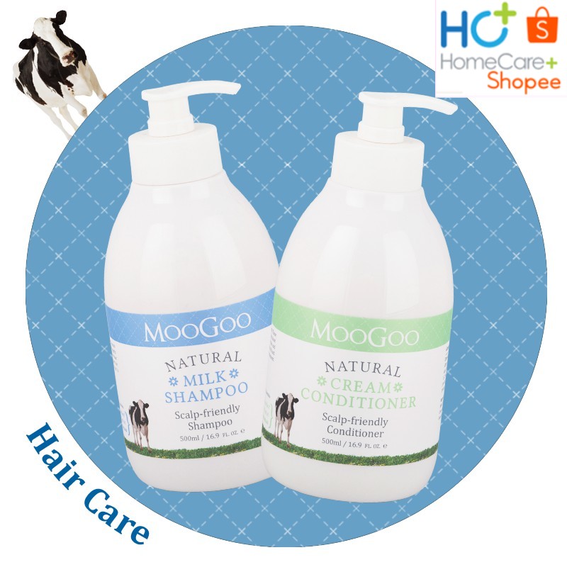 MooGoo Milk Shampoo & Cream Conditioner (Exp 12/2019) Shopee Malaysia
