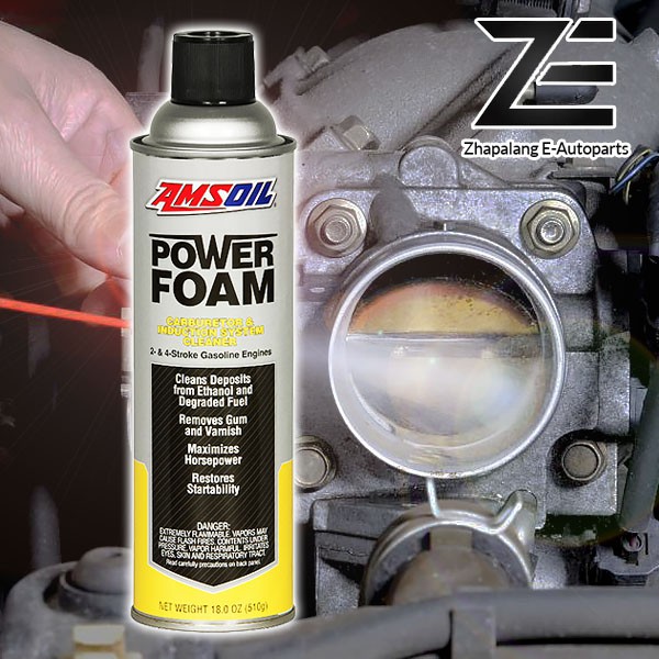 Amsoil Power Foam Throttle Body Valve Oily Spray Cleaner 18oz 510g