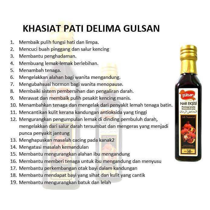 Kebaikan jus delima