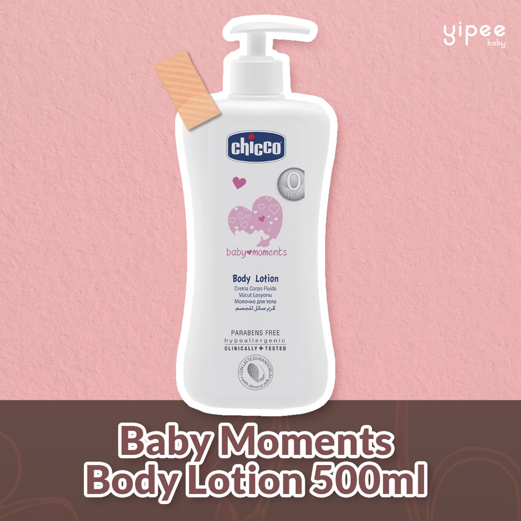 Chicco Baby Moments Body Lotion 500ml Shopee Malaysia
