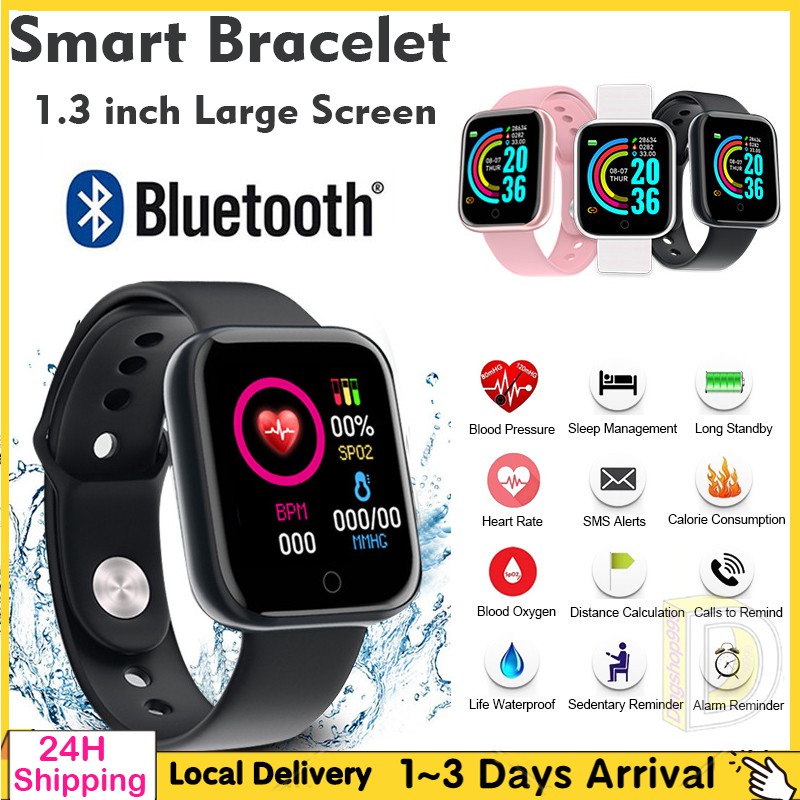 fitness tracker digital sports bluetooth smart watch