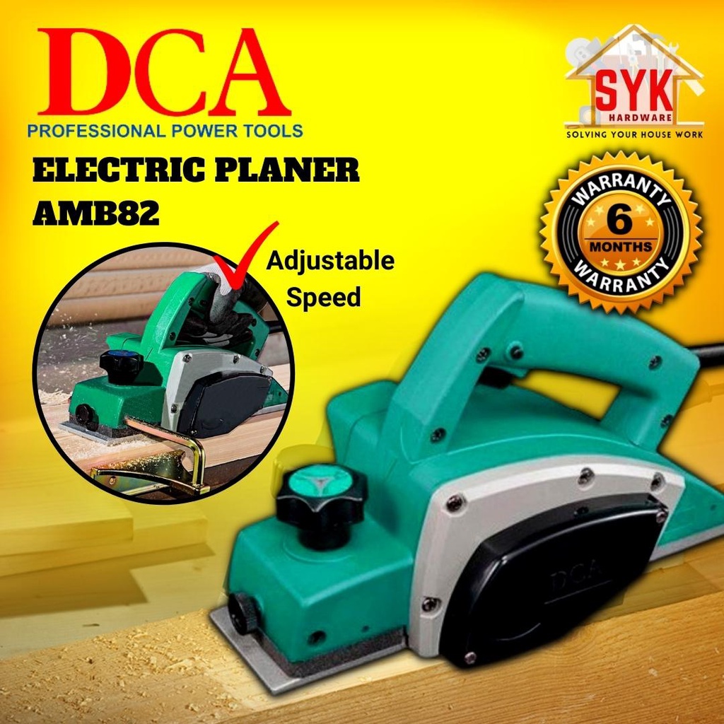 SYK DCA Electric Wood Planer Machine AMB82 Woodworking Power Tools Wood