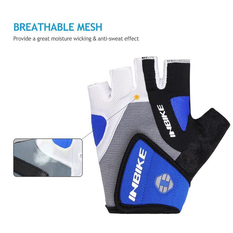 inbike 5mm gel padded cycling gloves