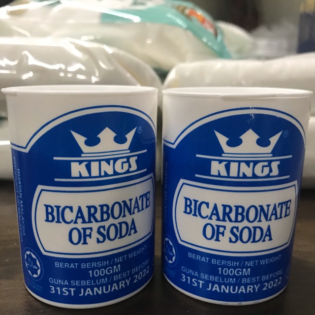 Kings Bicarbonate Of Soda 100gram Shopee Malaysia