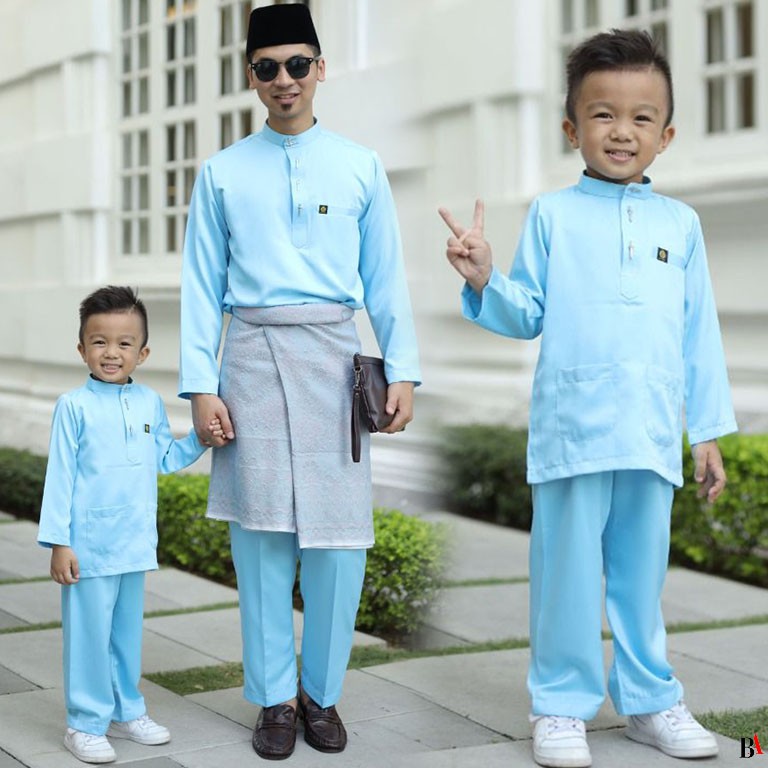 BAJU MELAYU SET AYAH DAN ANAK/ EXCLUSIVE /13 WARNA/BUTIK ALFIRA 