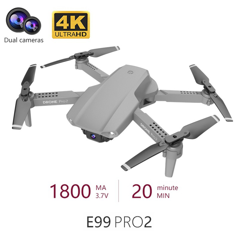 [READY STOCK] Drone E99 Mavic pro 4K 60 fps Video Dual Cameras rc