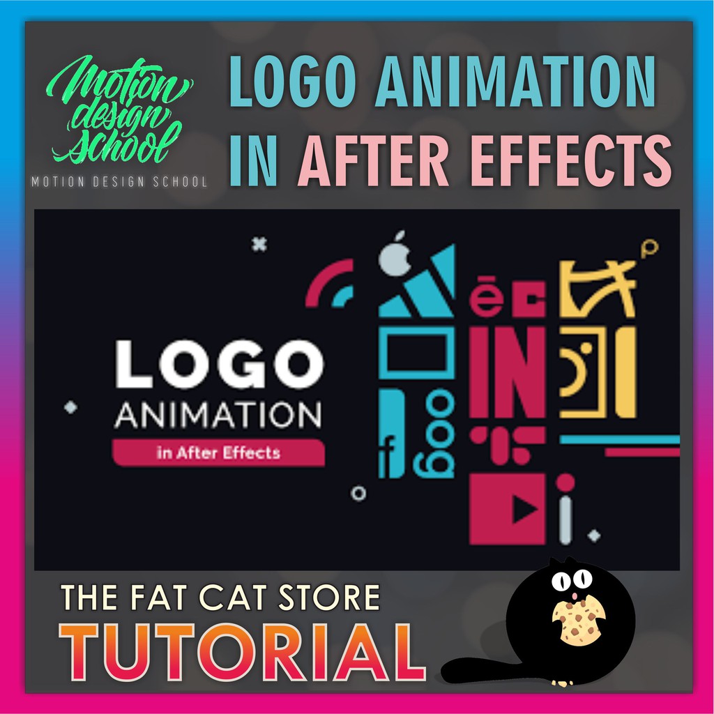FULL TUTORIAL] 💻⌨📁 MOTION DESIGN SCHOOL - LOGO ANIMATION IN AFTER  EFFECTS💻⌨📁 | Shopee Malaysia