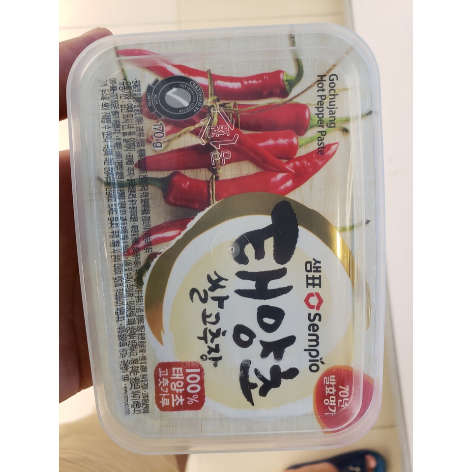 Regular SEMPIO Chili Sauce 170g, Korean Chili Sauce, Hot Pepper Paste