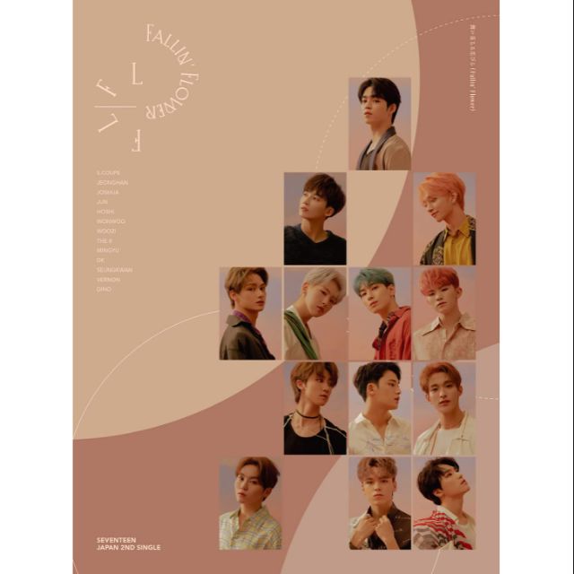 Seventeen Fallin Flower Album Japan 2nd Single Hmv Photocard Handshake Entry Card Shopee Malaysia