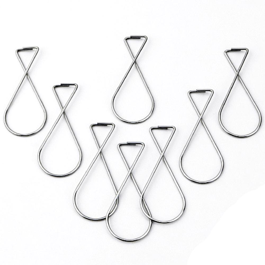 100pcs Hook Ceiling T Bar Hanging Flexible Drop Clips Hangers Suspended Wedding Tile Decorations