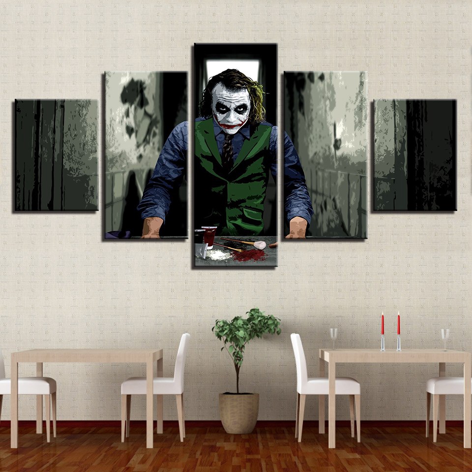 Batman Villain Clown D C Movie Posters Birthday Gift Room Bedroom Decoration Pa