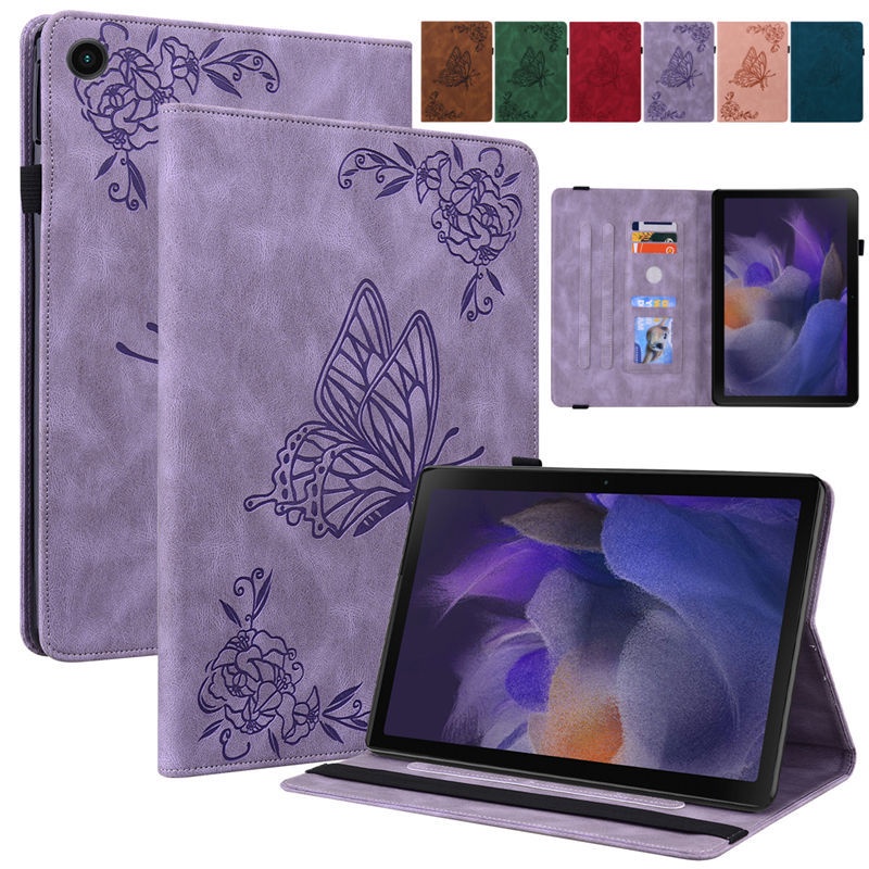 Realme Pad 10.4-Inch Tablet Case Fashion 3D Butterfly PU Leather Protective With Holder Card Storage Flip Cover OPPO 10.4 Inch RMP2102 RMP2103