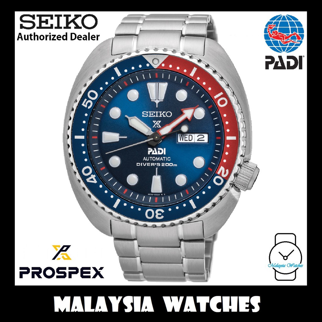 Seiko Prospex PADI TURTLE Auto Diver's 200M SRPE99K1 Special Edition Gents  Watch (Old Model Number SRPA21K1) | Shopee Malaysia