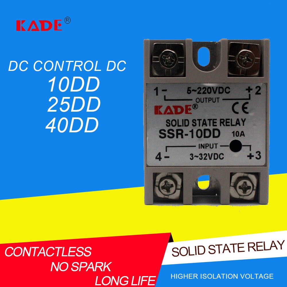SSR-10DD DC to DC Covered Solid State Module Relay DC 3-32V DC 5-110V 