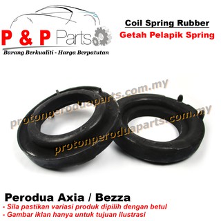 Rear Coil Spring Rubber Getah Pelapik Spring Belakang For Toyota Vios Ncp93 2 Pieces Shopee Malaysia