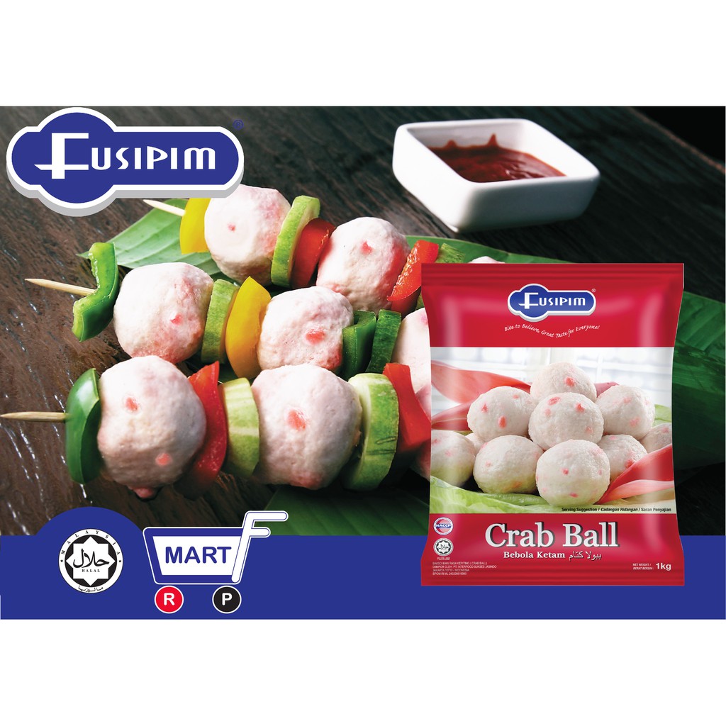 FUSIPIM Crab Ball 1kg / 400g (Bebola Ketam) [KL, Klang, Selangor