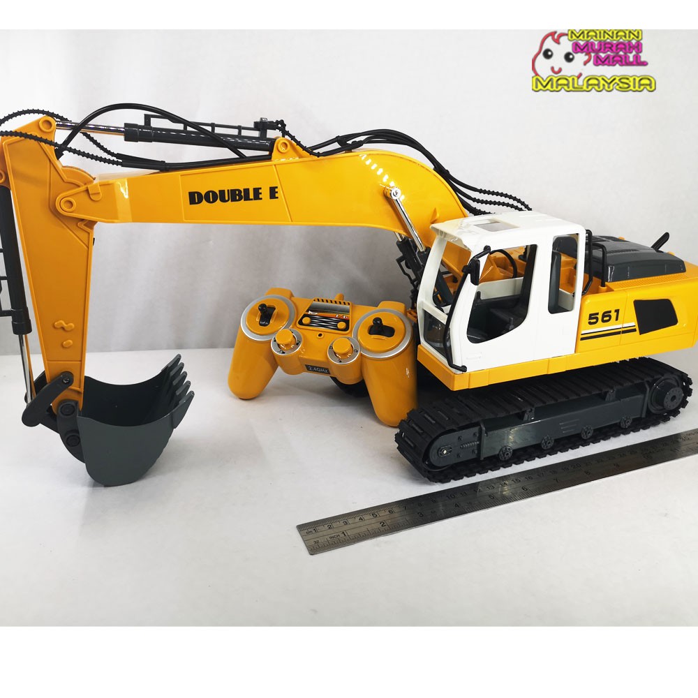 double e 17 channel rc excavator