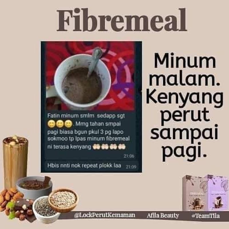 Testimoni fibremeal #mealreplacementmalaysia Instagram
