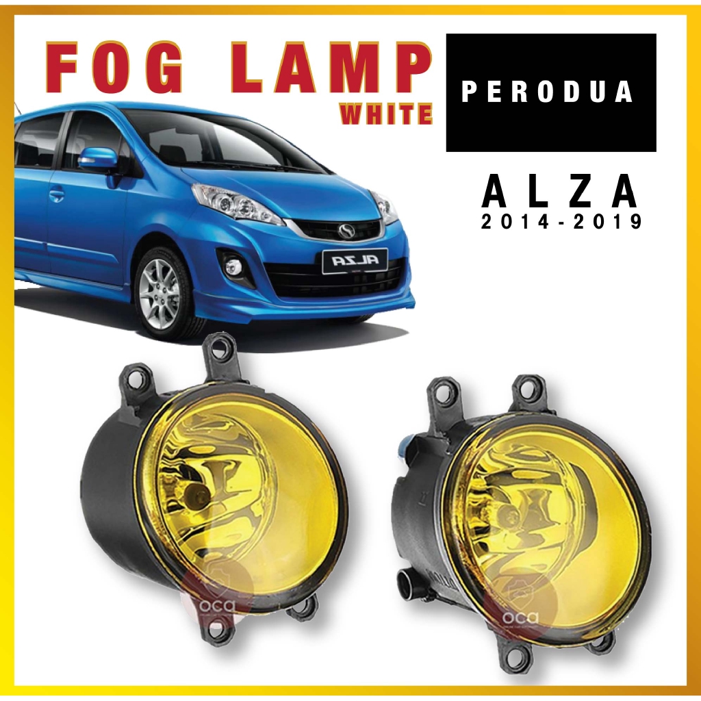 Perodua Universal Fog Light / Fog Lamp 2Pcs for Alza 2014 