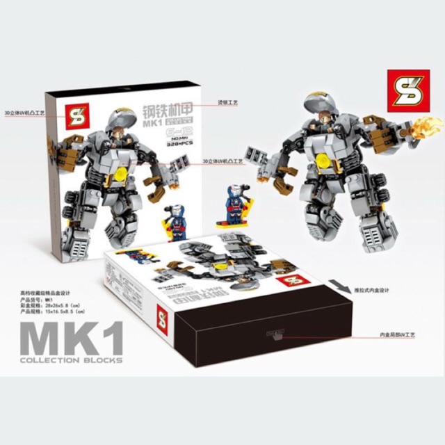 Iron Man Hulkbuster MK1 blocks | Shopee Malaysia