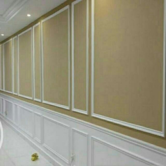 5 Meter Wainscoting Frame Cermin Wall Skirting Wainscoating Foam Wainscoting Pvc Foam Border Dinding Bingkai Shopee Malaysia