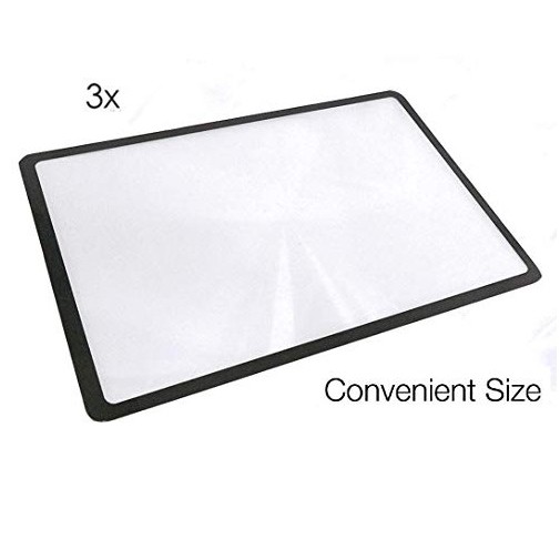 Large Sheet Magnifier Elderly Reading Aid Tool Aid Lens to 300%