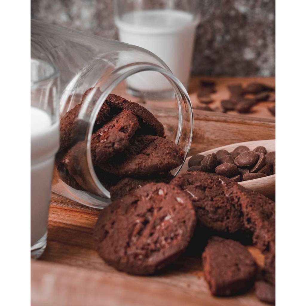 Buy Premium Double Chocolate Cookies Homemade Biskut Coklat Callebaut Cookies Chocolate Cookies Melt In Your Mouth Seetracker Malaysia