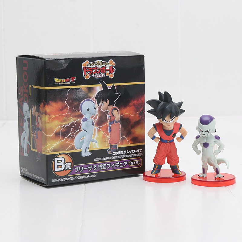 6 8cm Q Dragon Ball Z Son Goku Vs Frieza Freeza Wcf Action Figure Toy