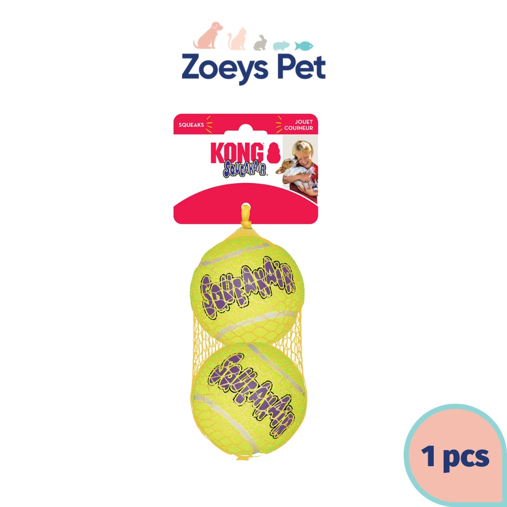 KONG SqueakAir Balls Large Dog Toy (Pack of Two) Shopee Malaysia