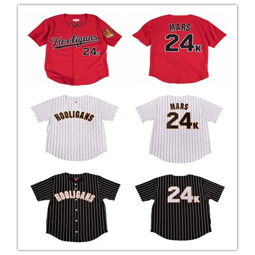 red black and white baseball jersey