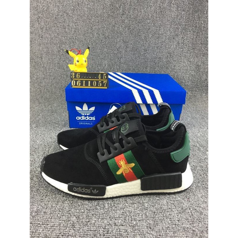 pistola estante absceso Adidas Nmd R 1 X Gucci Joint Models Bee Embroidery Sports Shoes | Shopee  Malaysia