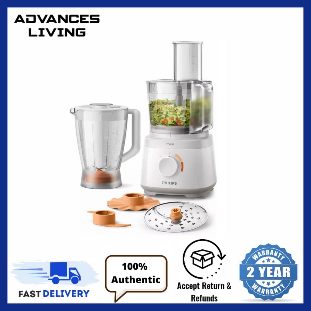 Philips Daily Collection Compact Food Processor HR7320 (HR7320/01