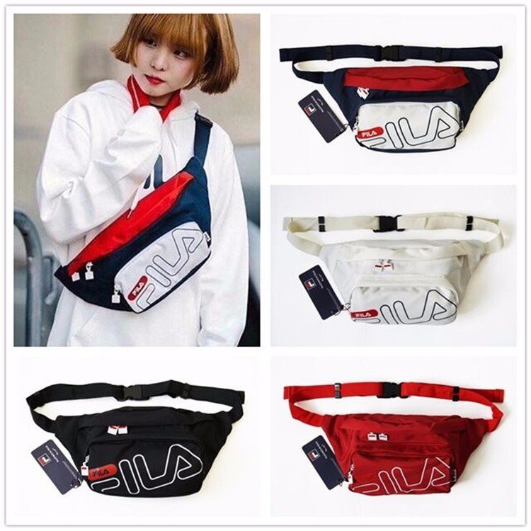 fila waist bag black