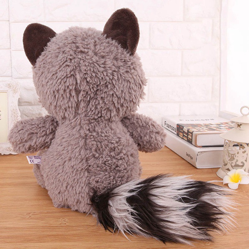 big raccoon stuffed animal