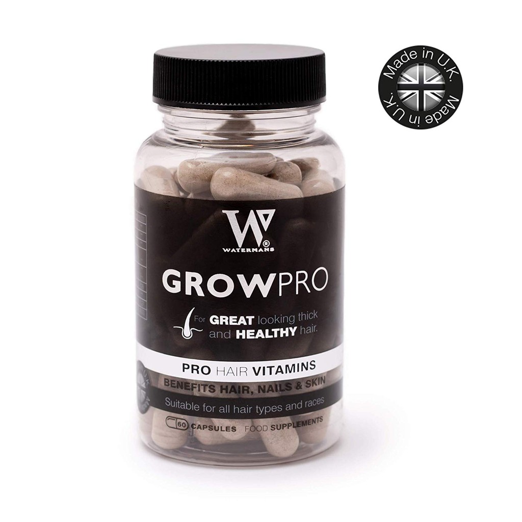 iiMONO ] WATERMANS Best Hair Vitamins - GrowPro-Hair Growth Supplements  with nail strengthener formula | Shopee Malaysia