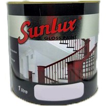 1L Sunlux Paint Hi Gloss Paint Finish for Wood and Metal 