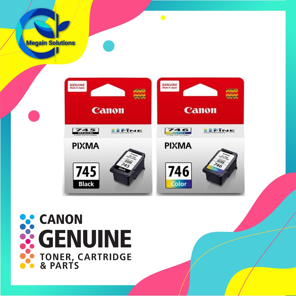 Canon PG745 PG745XL (Black) / CL746 CL746XL (Color) Original Inkjet