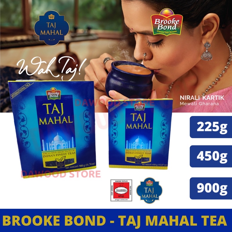 Brooke Bond Taj Mahal Tea - 450g/900g INDIA Finest Tea (International ...