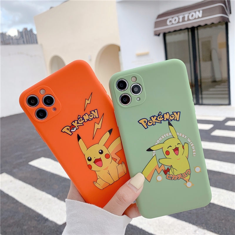 Pokemon Go Pikachu Case For Iphone 11 Pro Max 7 8 Plus Xs Max Xr Se2 Shopee Malaysia