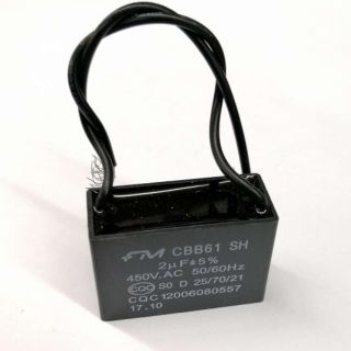 Ceiling Fan Capacitor 2 0uf For Sharp Mistral Khind Ums Shopee