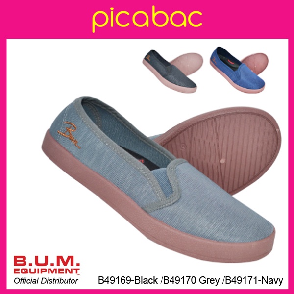 BUM Equipment Canvas Shoes B49169 / B49170 / B49171 (Black / Grey / Navy)