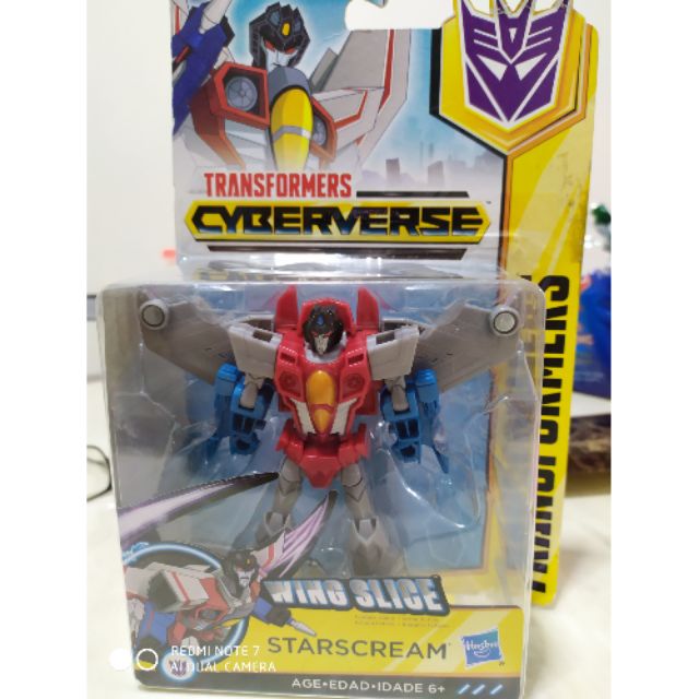 transformers cyberverse starscream toy