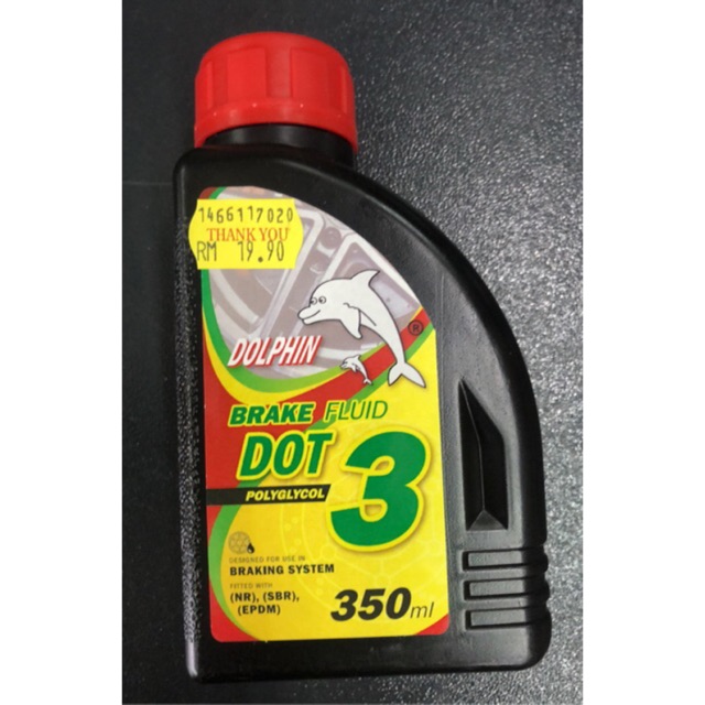 DOLPHIN BRAKE FLUID DOT 3 POLYGLYCOL Shopee Malaysia