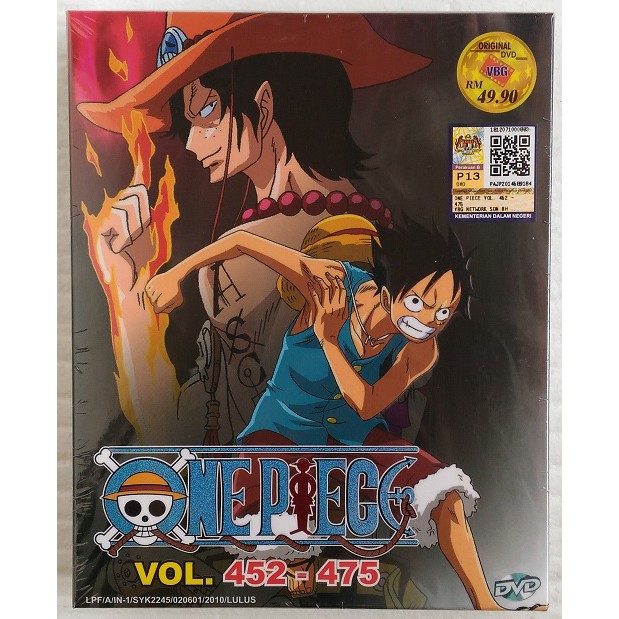 One Piece Box 10 Eps 452 475 Anime Dvd 海贼王 Shopee Malaysia