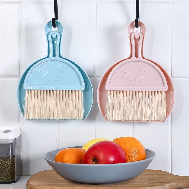 Mini Cleaning Brush Small Broom Dustpans Set Desktop Sweeper Garbage Cleaning Shovel Table Household Cleaning
