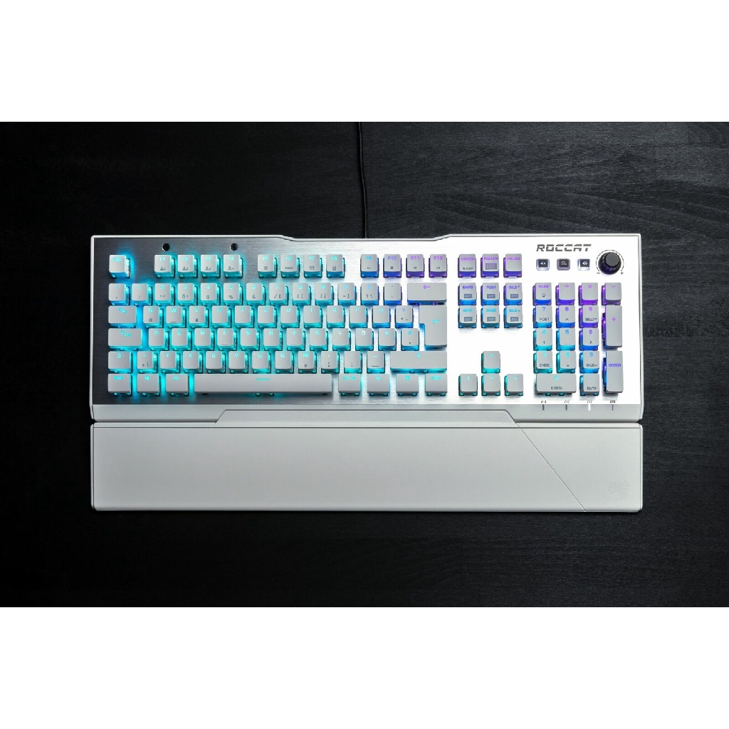 Roccat Vulcan 122 Aimo Mechanical Gaming Keyboard Tactile Silent Switch Us Layout White Roc 12 941 Bn Shopee Malaysia